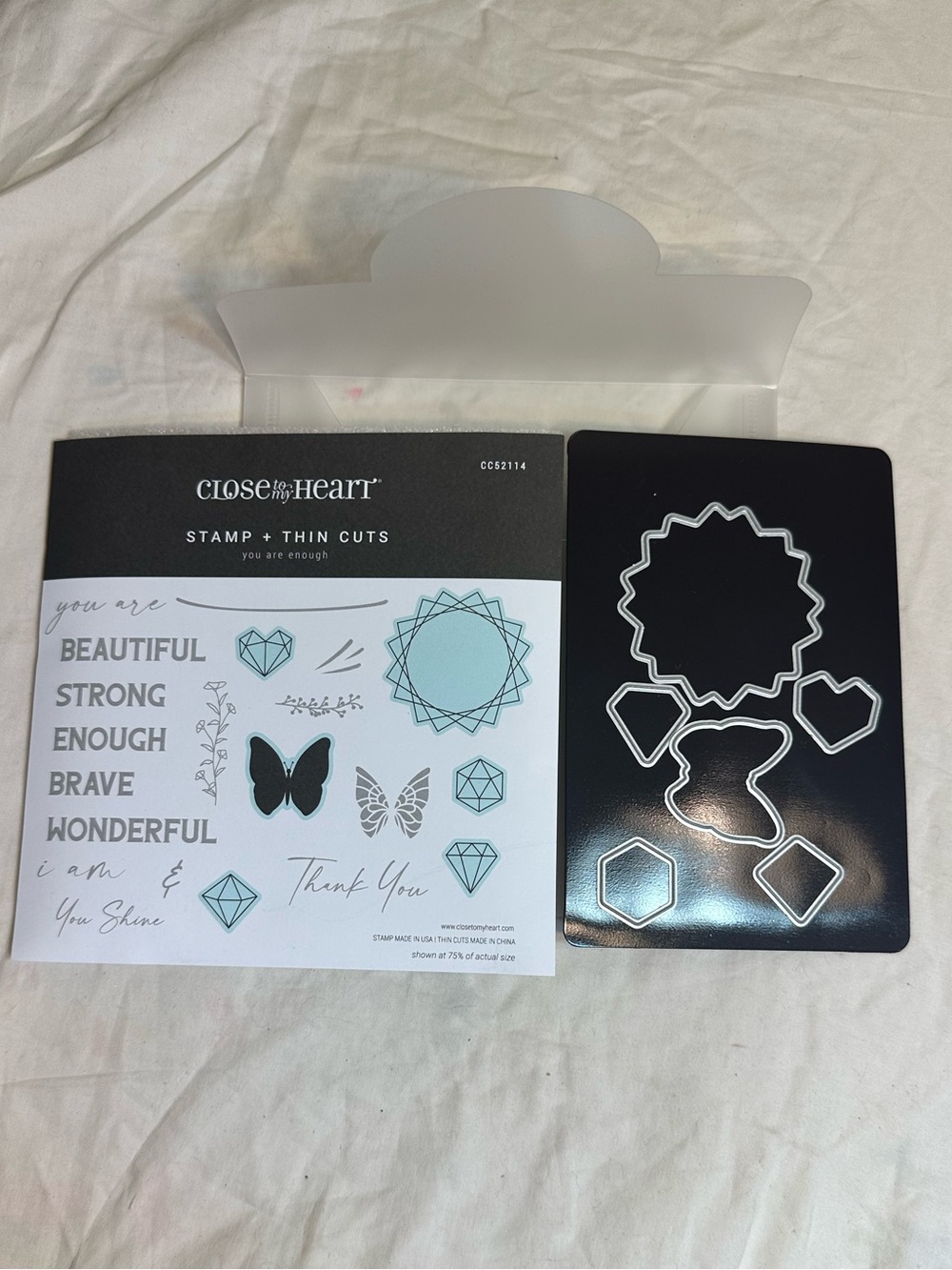 Close To My Heart CC52114 You Are Enough Stamp and Thin Cut